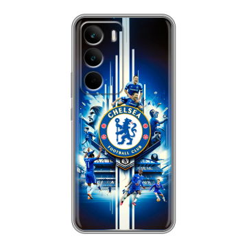 Силиконовый чехол на Realme C71 с принтом Chelsea Челси