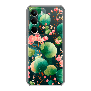 Силиконовый чехол на Realme C71 с принтом женский