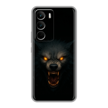 Силиконовый чехол на Realme C71 с принтом Волк