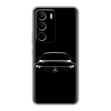 Силиконовый чехол на Realme C71 с принтом Mercedes Мерседес Силиконовый чехол на Realme C71 с принтом Mercedes Мерседес