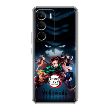 Силиконовый чехол на Realme C71 с принтом Demon Slayer Клинок рассекающий демонов Силиконовый чехол на Realme C71 с принтом Demon Slayer Клинок рассекающий демонов