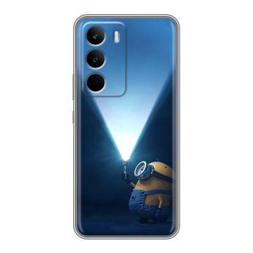 Силиконовый чехол на Realme C71 с принтом Миньоны Силиконовый чехол на Realme C71 с принтом Миньоны