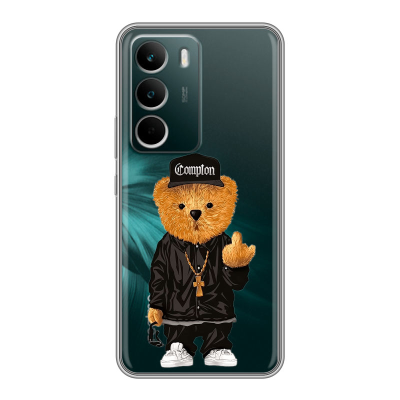 Силиконовый чехол на Realme C71 с принтом Плюшевый медведь Силиконовый чехол на Realme C71 с принтом Плюшевый медведь