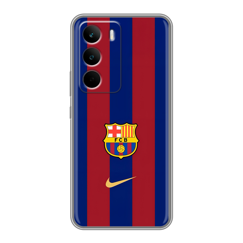 Силиконовый чехол на Realme C71 с принтом Барселона Barcelona Силиконовый чехол на Realme C71 с принтом Барселона Barcelona