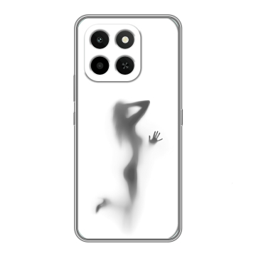 Силиконовый чехол на Honor X6C с принтом Силуэт