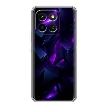 Силиконовый чехол на Honor X6C с принтом Абстракиция