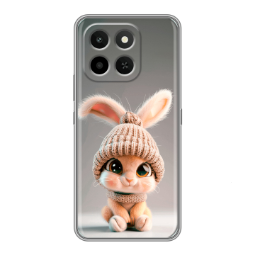 Силиконовый чехол на Honor X6C с принтом Кролик