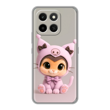 Силиконовый чехол на Honor X6C с принтом Куроми Kuromi Силиконовый чехол на Honor X6C с принтом Куроми Kuromi