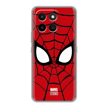 Силиконовый чехол на Honor X6C с принтом человек паук spiderman Силиконовый чехол на Honor X6C с принтом человек паук spiderman