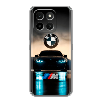 Силиконовый чехол на Honor X6C с принтом БМВ BMW Силиконовый чехол на Honor X6C с принтом БМВ BMW