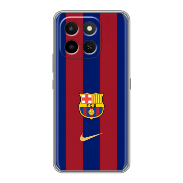 Силиконовый чехол на Honor X6C с принтом Барселона Barcelona