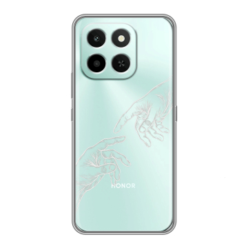 Силиконовый чехол на Honor X6C с принтом Сотворение мира Силиконовый чехол на Honor X6C с принтом Сотворение мира