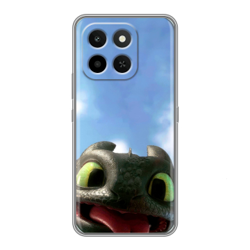 Силиконовый чехол на Honor X6C с принтом Как приручить дракона