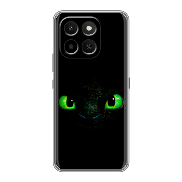 Силиконовый чехол на Honor X6C с принтом Как приручить дракона Силиконовый чехол на Honor X6C с принтом Как приручить дракона