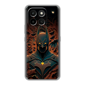 Силиконовый чехол на Honor X6C с принтом Batman Бэтмен Силиконовый чехол на Honor X6C с принтом Batman Бэтмен