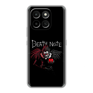 Силиконовый чехол на Honor X6C с принтом Death note Тетрадь смерти Силиконовый чехол на Honor X6C с принтом Death note Тетрадь смерти