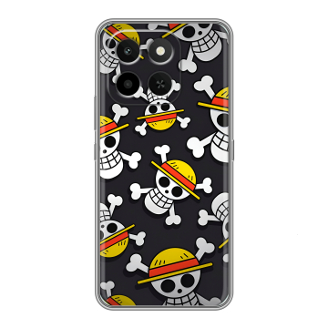 Силиконовый чехол на Honor X6C с принтом One Piece Ван Пис Силиконовый чехол на Honor X6C с принтом One Piece Ван Пис