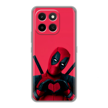 Силиконовый чехол на Honor X6C с принтом Дедпул Deadpool Силиконовый чехол на Honor X6C с принтом Дедпул Deadpool