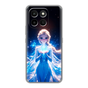 Силиконовый чехол на Honor X6C с принтом Холодное сердце Frozen Силиконовый чехол на Honor X6C с принтом Холодное сердце Frozen