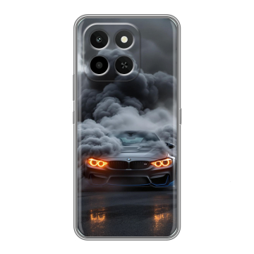 Силиконовый чехол на Honor X6C с принтом BMW БМВ Силиконовый чехол на Honor X6C с принтом BMW БМВ