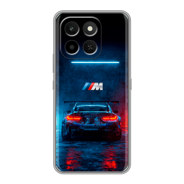 Силиконовый чехол на Honor X6C с принтом BMW БМВ Силиконовый чехол на Honor X6C с принтом BMW БМВ