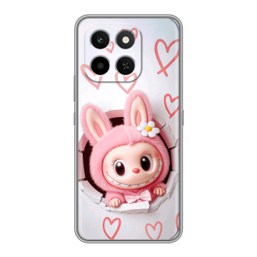 Силиконовый чехол на Honor X6C с принтом Labubu Лабубу Силиконовый чехол на Honor X6C с принтом Labubu Лабубу