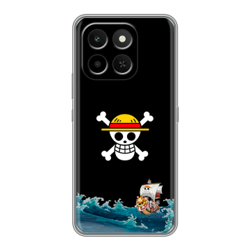 Силиконовый чехол на Honor X6C с принтом One Piece Ван Пис Силиконовый чехол на Honor X6C с принтом One Piece Ван Пис