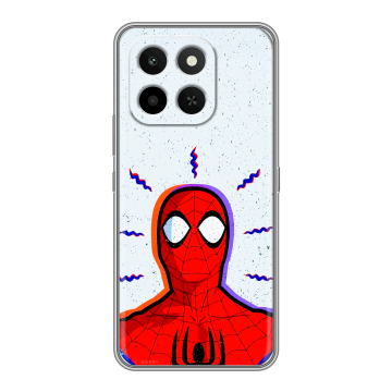 Силиконовый чехол на Honor X6C с принтом Spiderman Человек паук Силиконовый чехол на Honor X6C с принтом Spiderman Человек паук