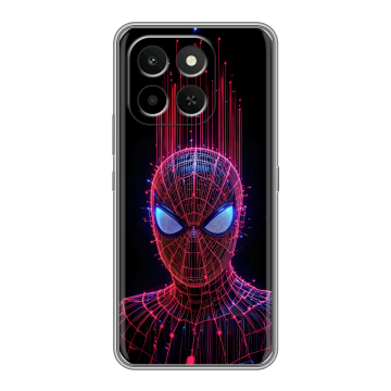 Силиконовый чехол на Honor X6C с принтом Spiderman Человек паук