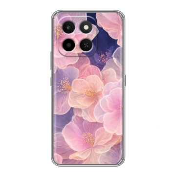 Силиконовый чехол на Honor X6C с принтом женский Силиконовый чехол на Honor X6C с принтом женский