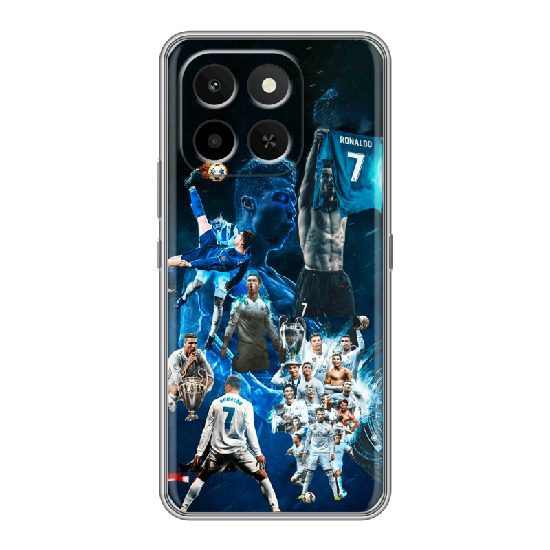 Силиконовый чехол на Honor X6C с принтом Реал Роналдо Силиконовый чехол на Honor X6C с принтом Реал Роналдо