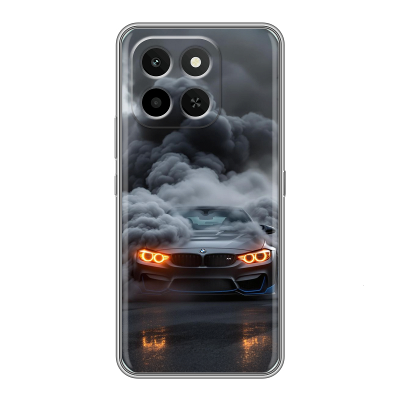 Силиконовый чехол на Honor X6C с принтом BMW БМВ Силиконовый чехол на Honor X6C с принтом BMW БМВ