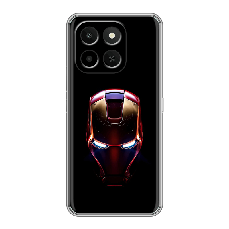 Силиконовый чехол на Honor X6C с принтом IronMan Железный человек Силиконовый чехол на Honor X6C с принтом IronMan Железный человек