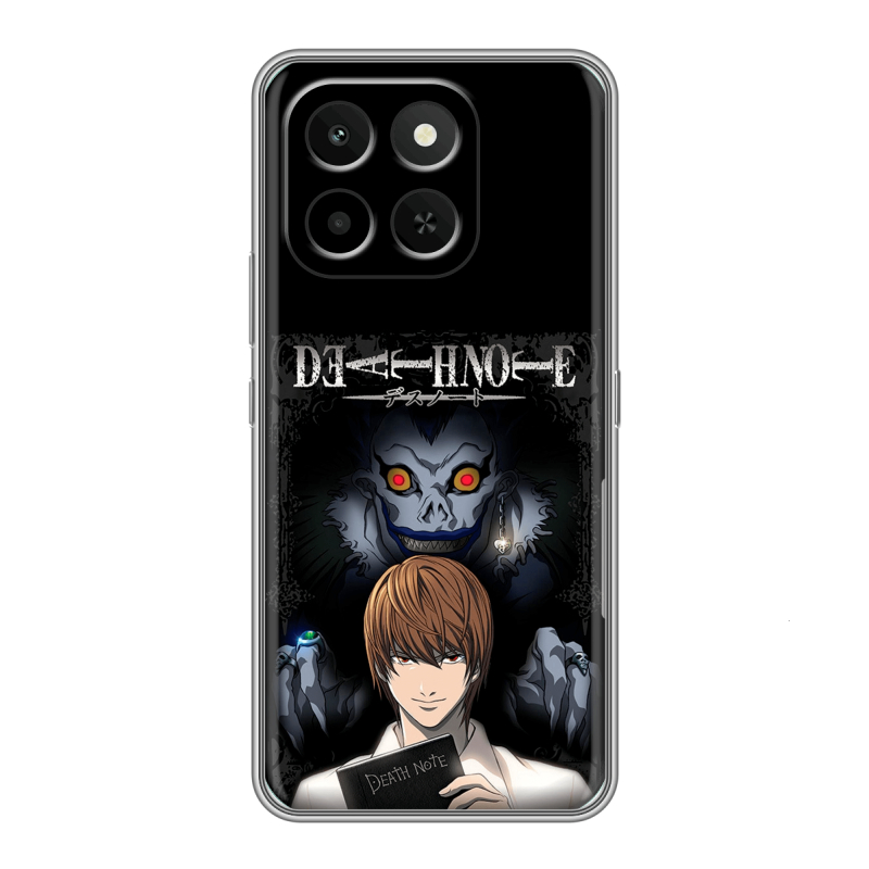 Силиконовый чехол на Honor X6C с принтом Death note Тетрадь смерти Силиконовый чехол на Honor X6C с принтом Death note Тетрадь смерти