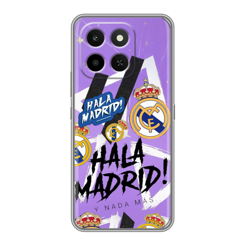 Силиконовый чехол на Honor X6C с принтом Real Madrid Реал Мадрид Силиконовый чехол на Honor X6C с принтом Real Madrid Реал Мадрид