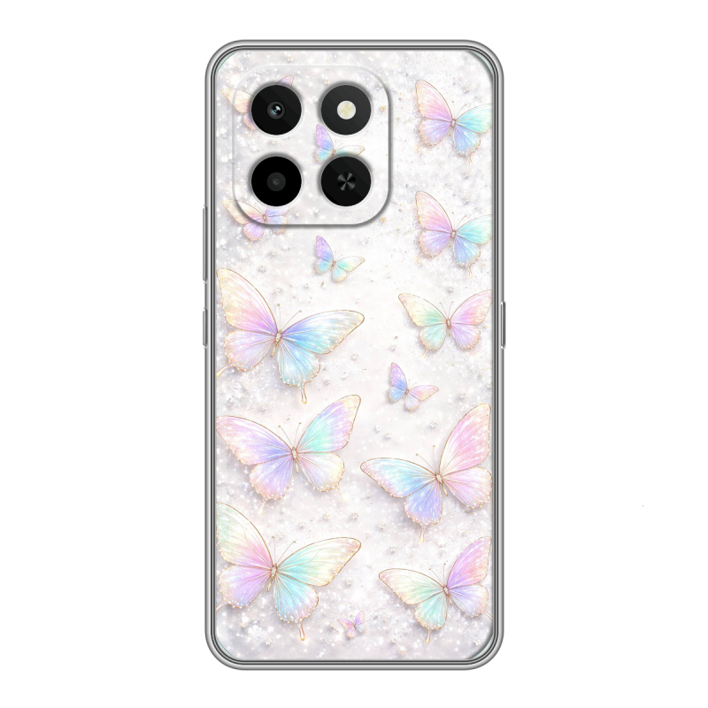 Силиконовый чехол на Honor X6C с принтом женский Силиконовый чехол на Honor X6C с принтом женский