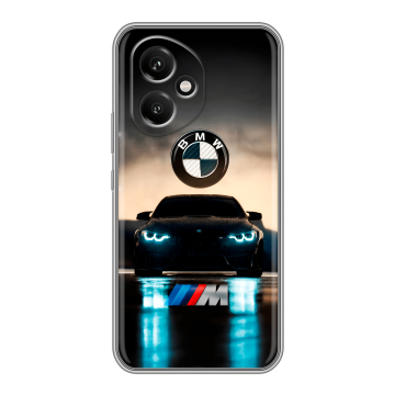 Силиконовый чехол на Honor 400 с принтом БМВ BMW