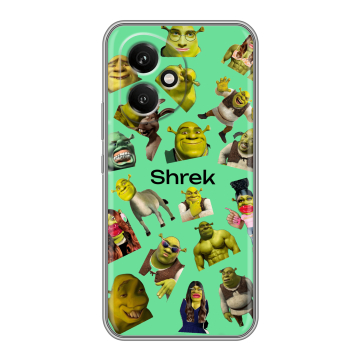 Силиконовый чехол на Honor 400 с принтом Шрек Shrek