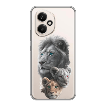 Силиконовый чехол на Honor 400 с принтом Львы