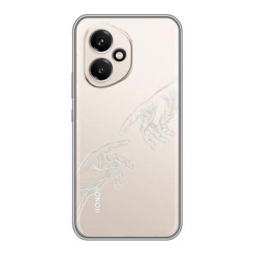 Силиконовый чехол на Honor 400 с принтом Сотворение мира