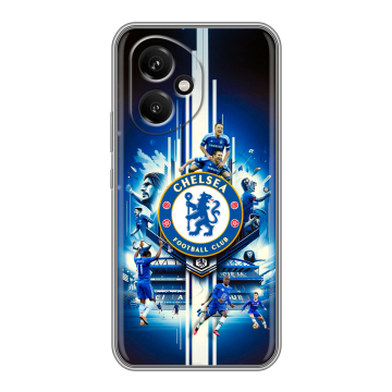 Силиконовый чехол на Honor 400 с принтом Chelsea Челси