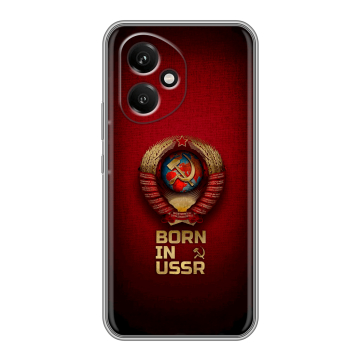 Силиконовый чехол на Honor 400 с принтом Флаг Герб СССР