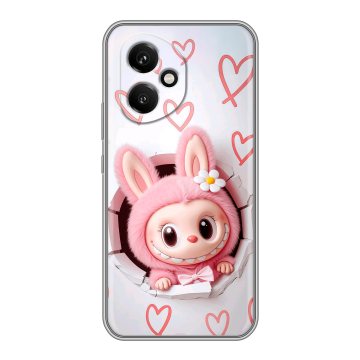 Силиконовый чехол на Honor 400 с принтом Labubu Лабубу Силиконовый чехол на Honor 400 с принтом Labubu Лабубу
