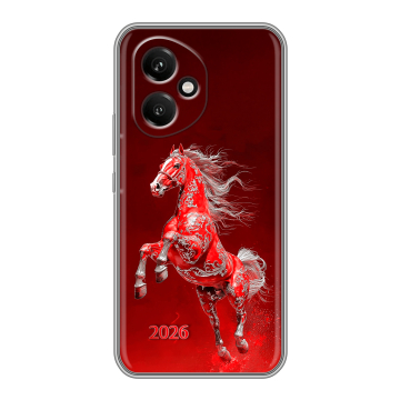 Силиконовый чехол на Honor 400 с принтом Новый год
