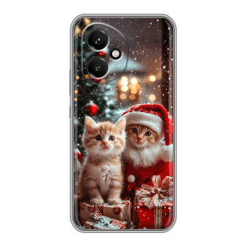Силиконовый чехол на Honor 400 с принтом Новый год