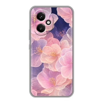 Силиконовый чехол на Honor 400 с принтом женский