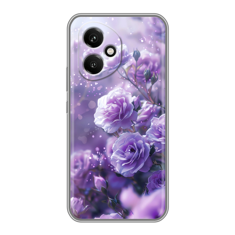 Силиконовый чехол на Honor 400 с принтом Розы цветы Силиконовый чехол на Honor 400 с принтом Розы цветы