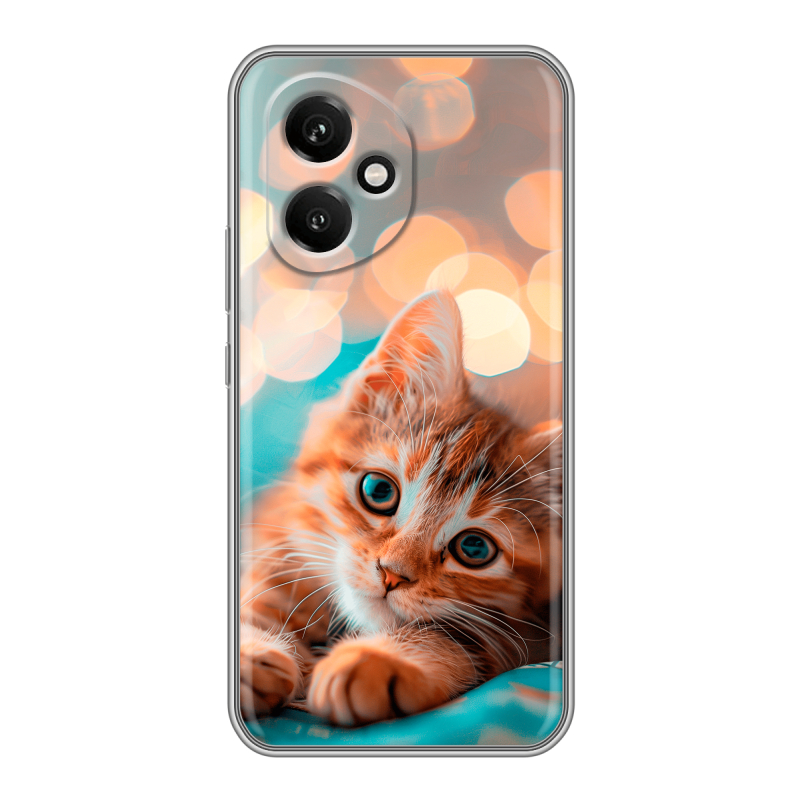 Силиконовый чехол на Honor 400 с принтом котик Силиконовый чехол на Honor 400 с принтом котик