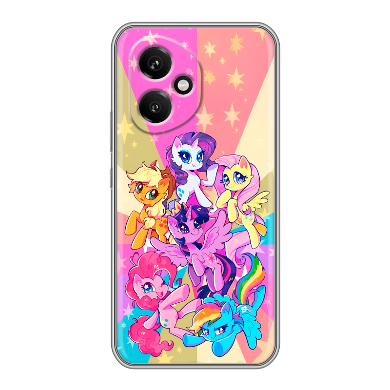 Силиконовый чехол на Honor 400 с принтом My little pony Дружба чудо Силиконовый чехол на Honor 400 с принтом My little pony Дружба чудо
