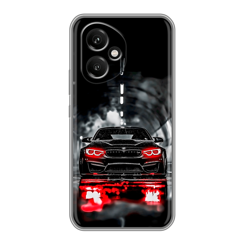 Силиконовый чехол на Honor 400 с принтом BMW БМВ Силиконовый чехол на Honor 400 с принтом BMW БМВ